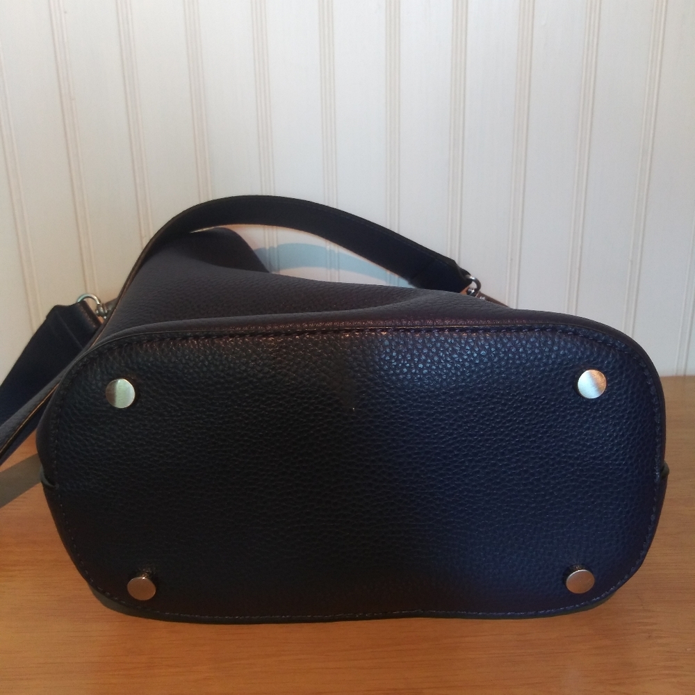 Sam Edelman Navy Bucket Bag Purse - Picture 4 of 5